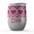 Fair Isle Hearts Stemless Wine Tumblers